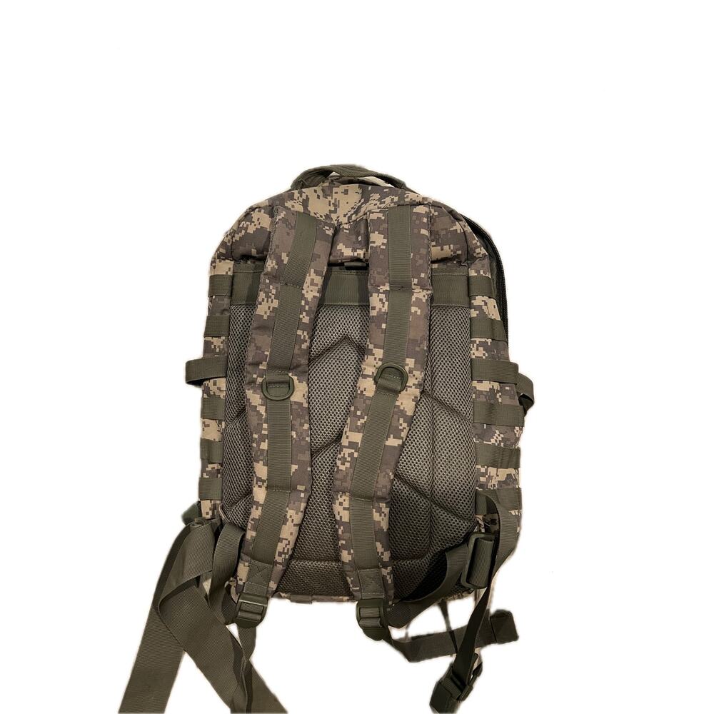 No Label Green Brown Camo XL Tactical Backpack - Picture 2 of 5